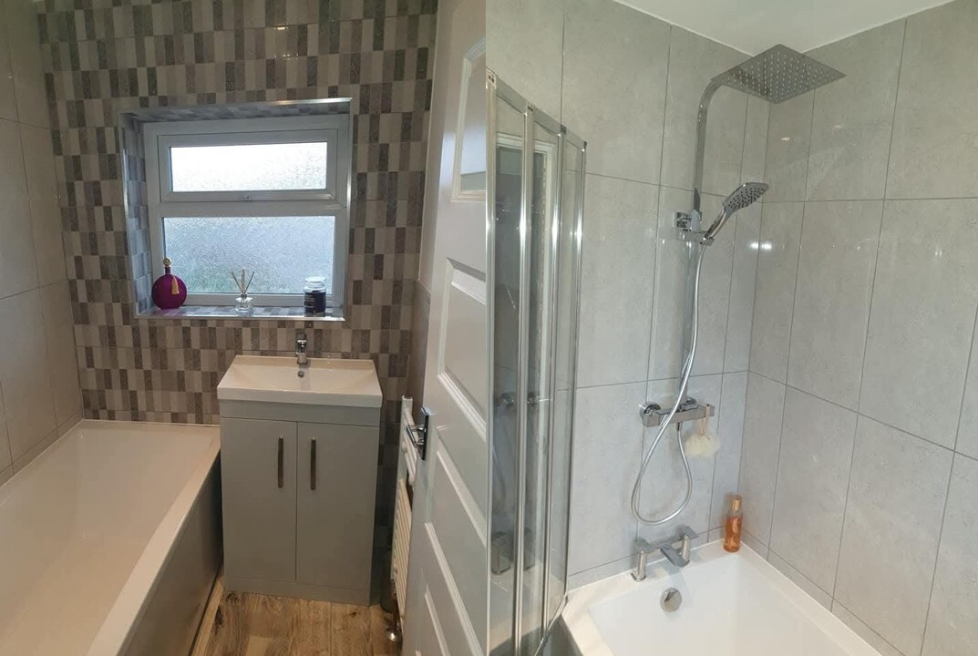 After photo of bathroom